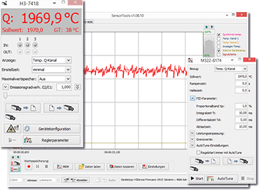 Software SensorTools mit Highspeed-Regelpyrometern