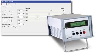 software AZ76Win zur Einstellung der Temperaturschwellwerte