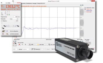 SensorTools software with pyrometers