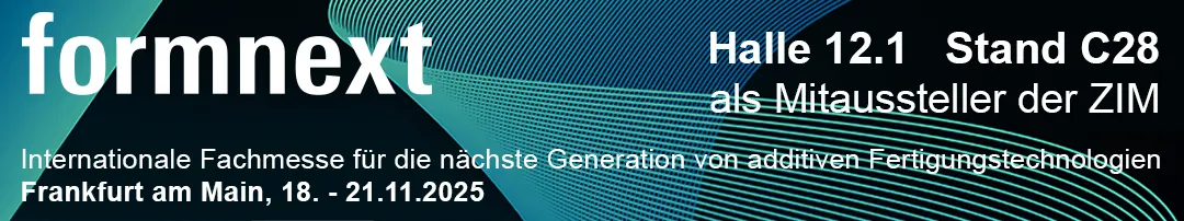 Banner für Aussteller auf der Formnext 2025